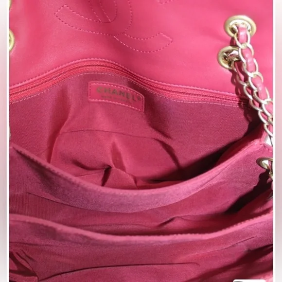 💎 CELEBRITY 💎 LIKE NEW CHANEL double chain Striking bag - Picture 12 of 14